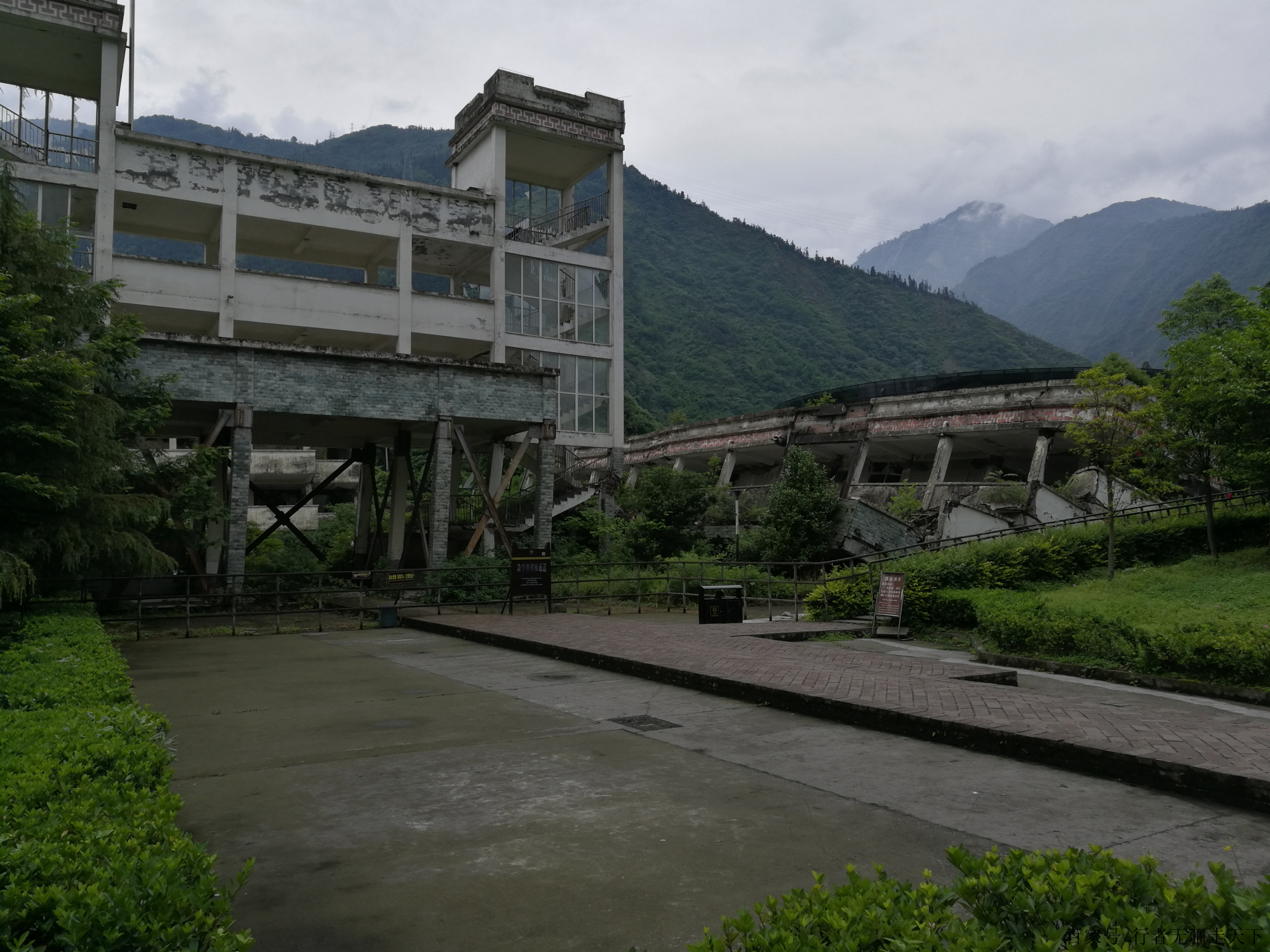 不能忘卻的記憶,汶川映秀鎮漩口中學5.12地震遺址